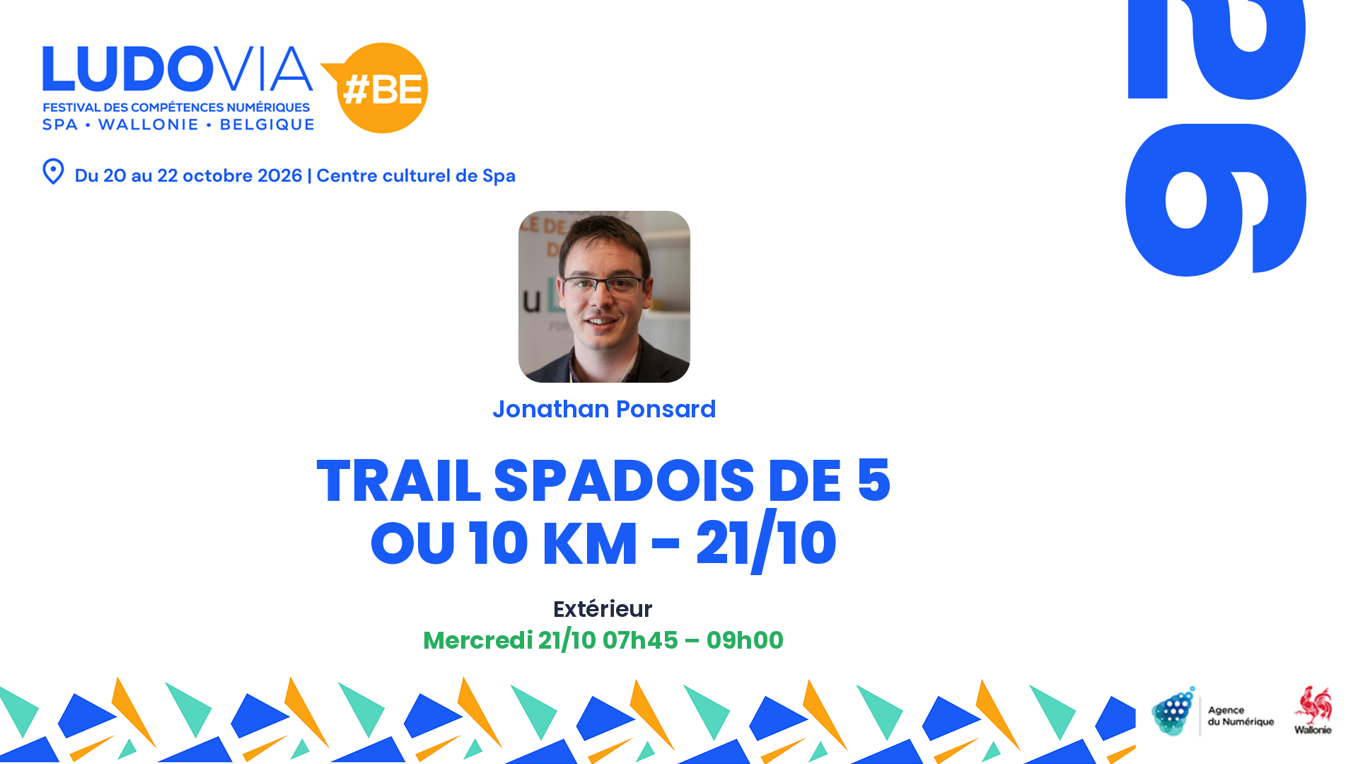 TRAIL SPADOIS DE 5 OU 10 KM - 21/10 — Jonathan Ponsard — Mercredi 21/10 07h45 – 09h00