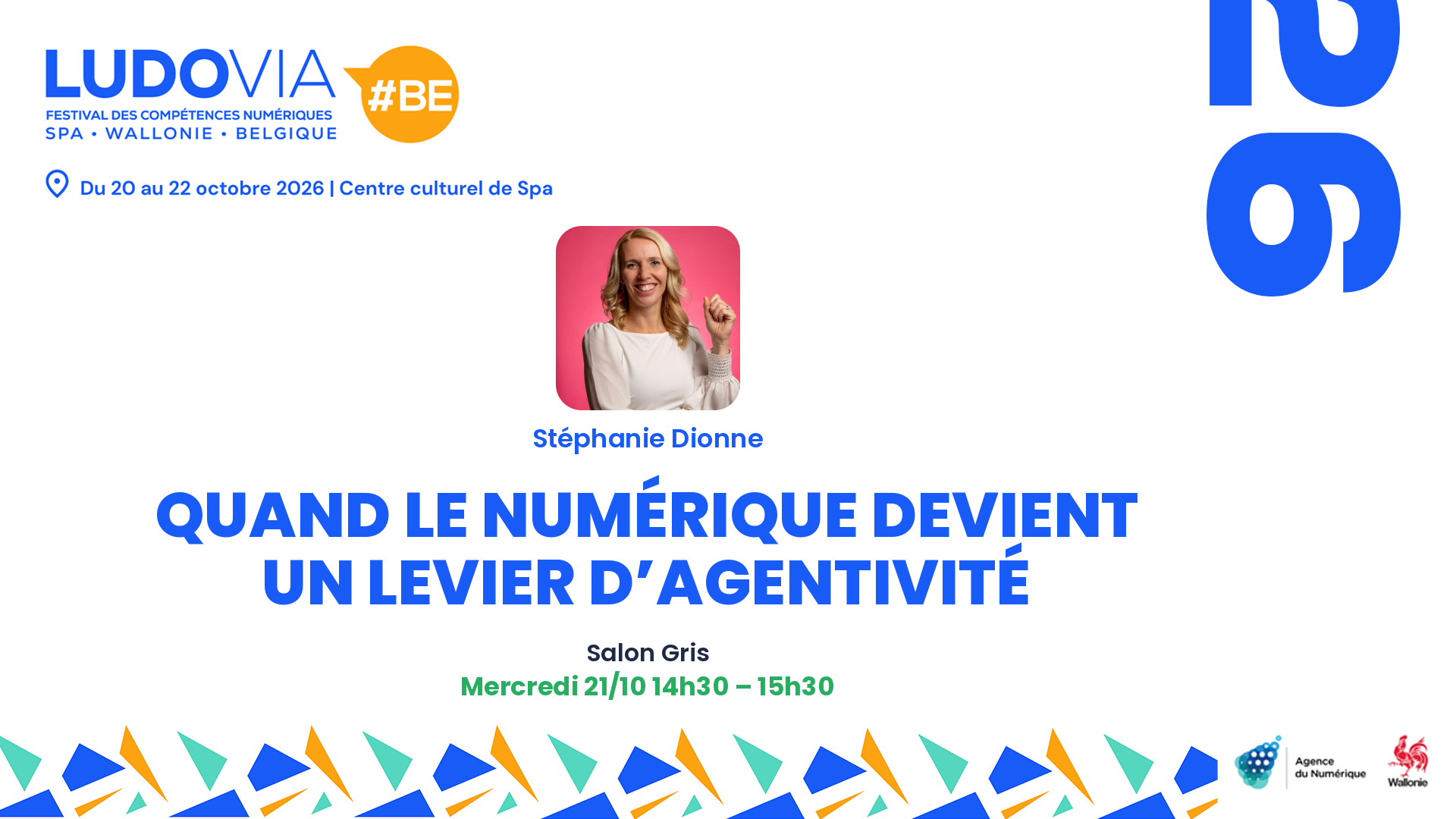 Quand le numérique devient un levier d’agentivité — Stéphanie Dionne — Mercredi 21/10 14h30 – 15h30