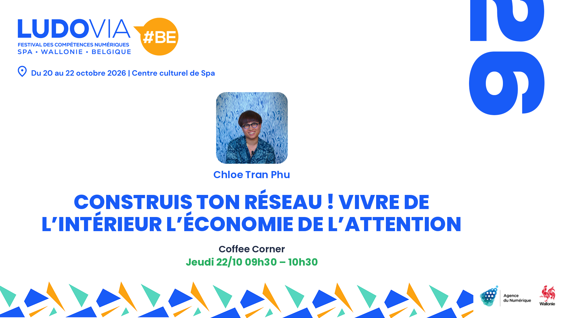 Construis ton réseau ! Vivre de l’intérieur l’économie de l’attention — Chloe Tran Phu — Jeudi 22/10 09h30 – 10h30