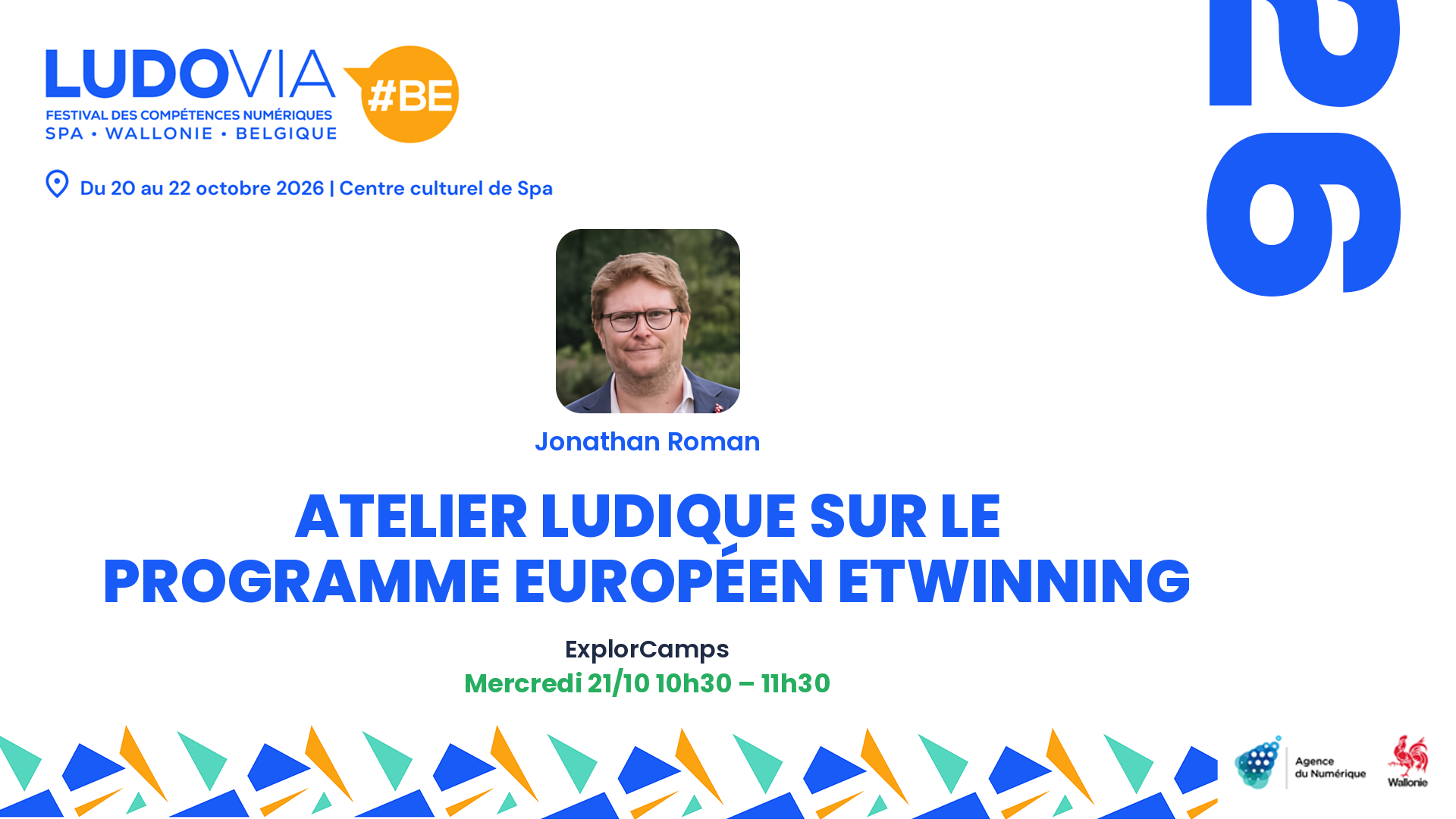 Carte de présentation : Atelier ludique sur le programme européen eTwinning