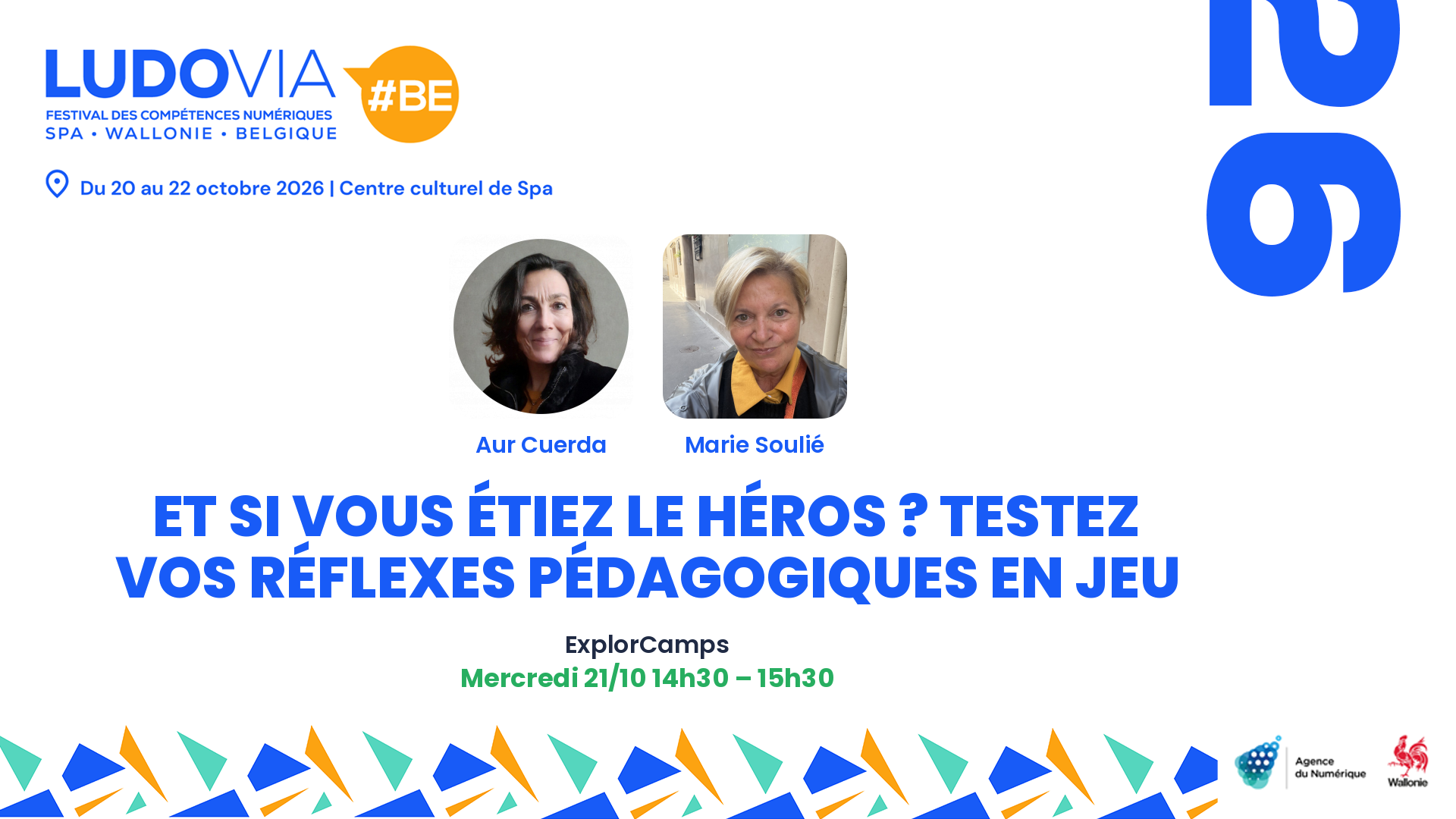 Et si vous étiez le héros ? Testez vos réflexes pédagogiques en jeu — Aur Cuerda, Marie Soulié — Mercredi 21/10 14h30 – 15h30