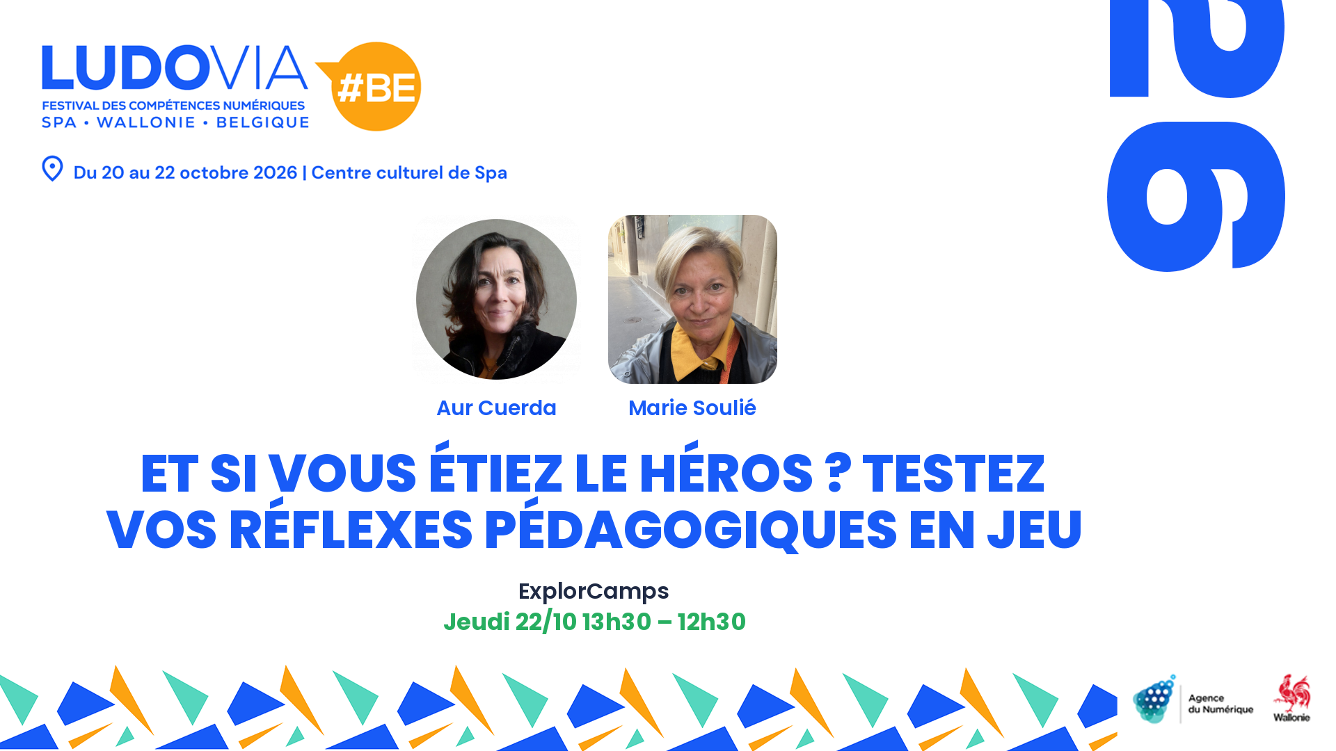 Et si vous étiez le héros ? Testez vos réflexes pédagogiques en jeu — Aur Cuerda, Marie Soulié — Jeudi 22/10 13h30 – 12h30