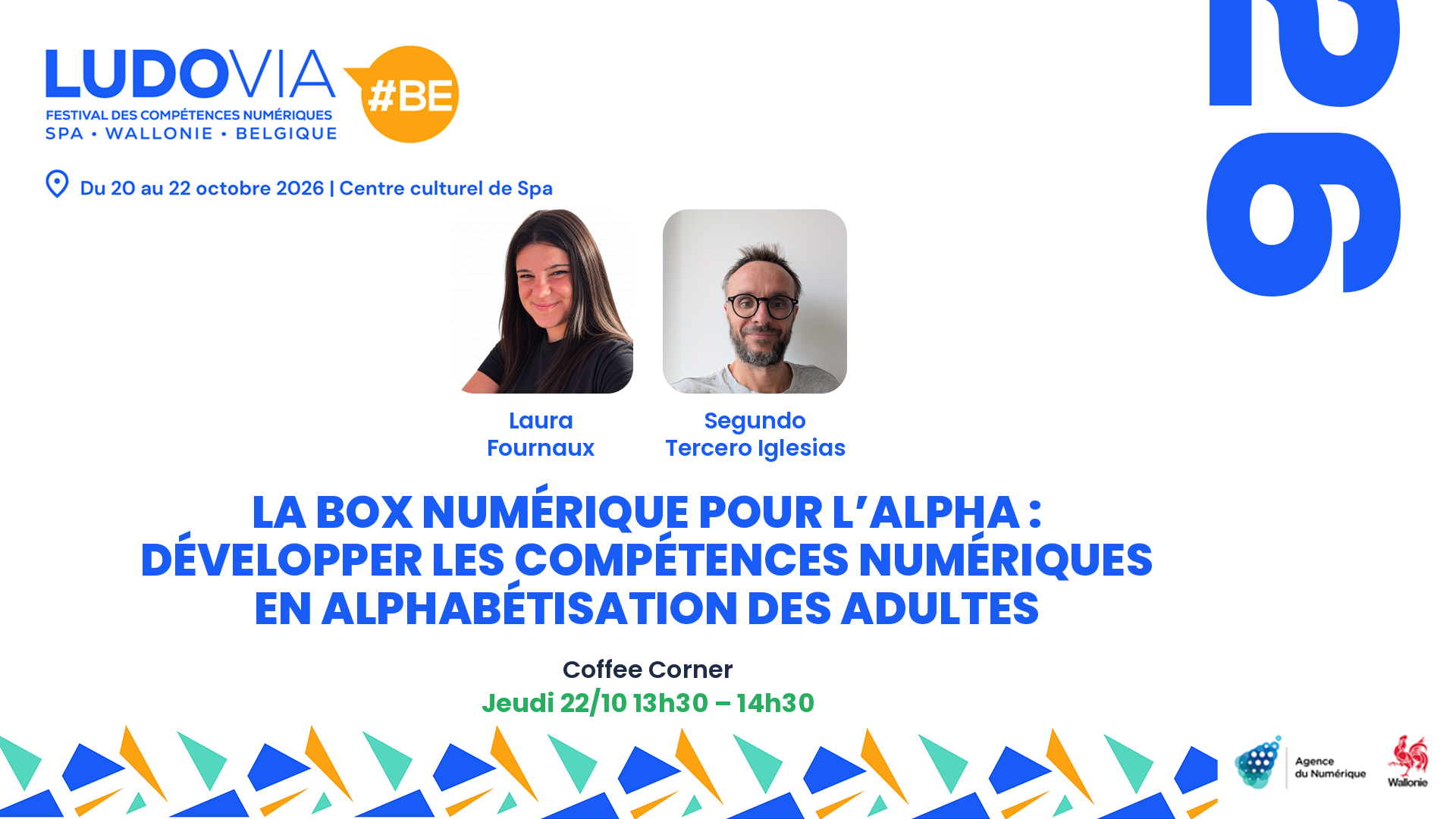 La Box Numérique pour l’Alpha : développer les compétences numériques en alphabétisation des adultes — Laura Fournaux, Segundo Tercero Iglesias — Jeudi 22/10 13h30 – 14h30
