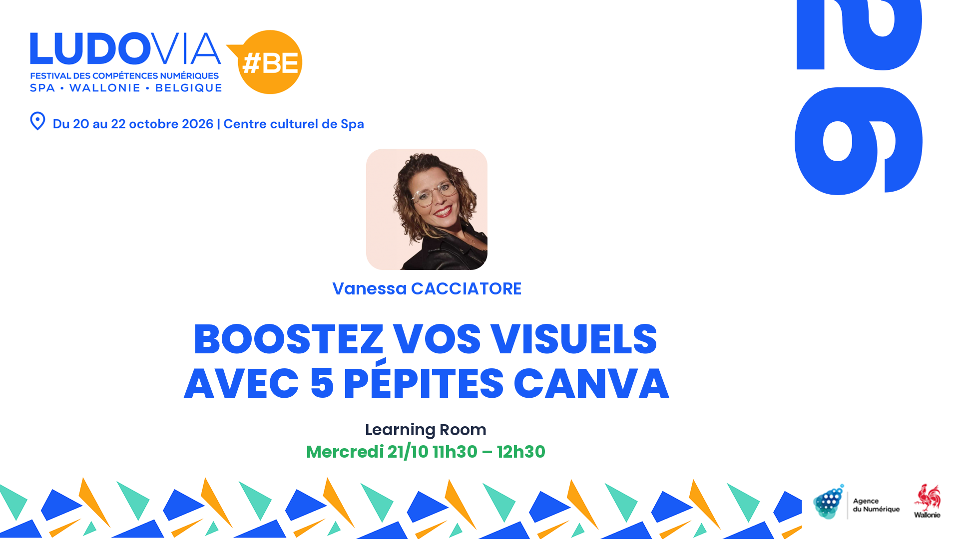 Boostez vos visuels avec 5 pépites Canva — Vanessa CACCIATORE — Mercredi 21/10 11h30 – 12h30