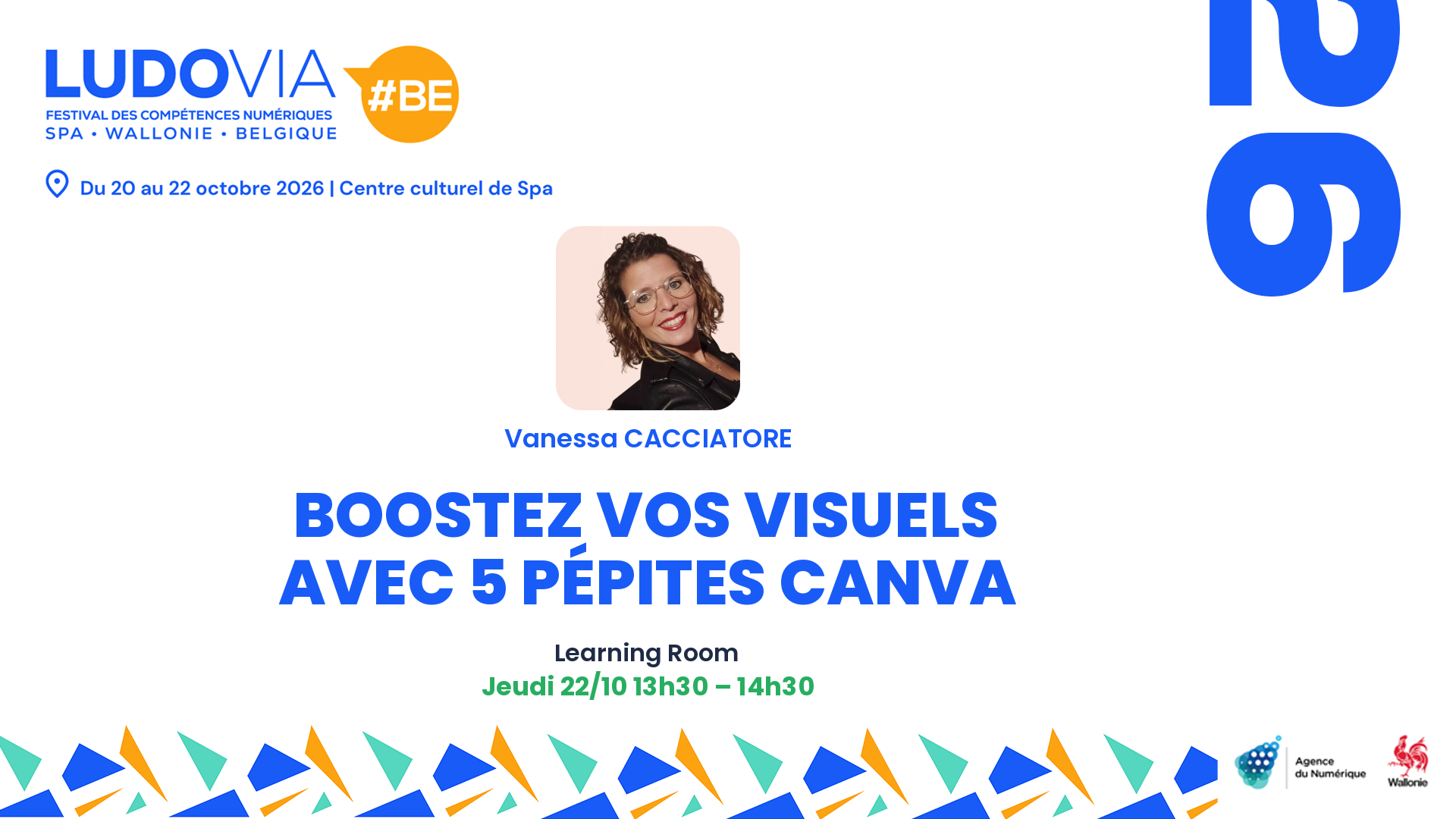 Boostez vos visuels avec 5 pépites Canva — Vanessa CACCIATORE — Jeudi 22/10 13h30 – 14h30