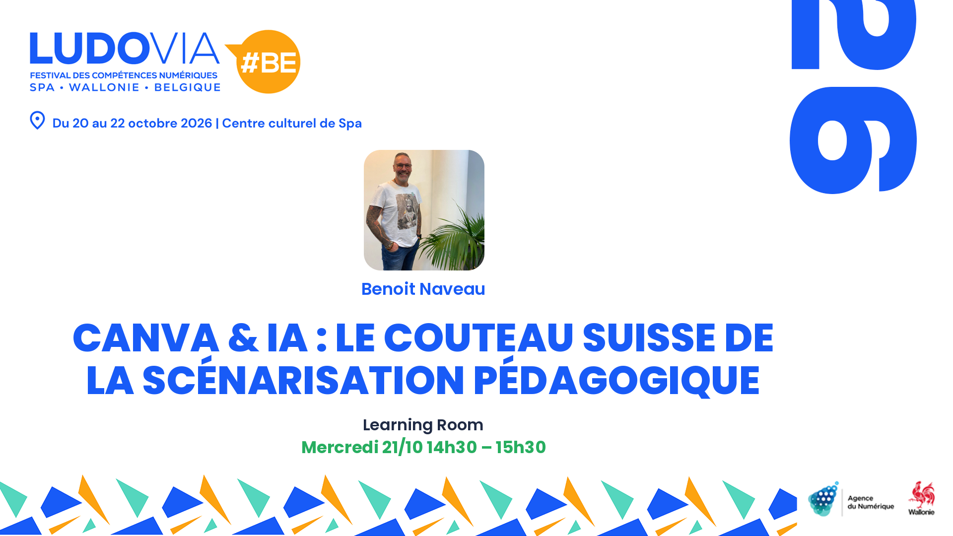Canva & IA : Le couteau suisse de la scénarisation pédagogique — Benoit Naveau — Mercredi 21/10 14h30 – 15h30