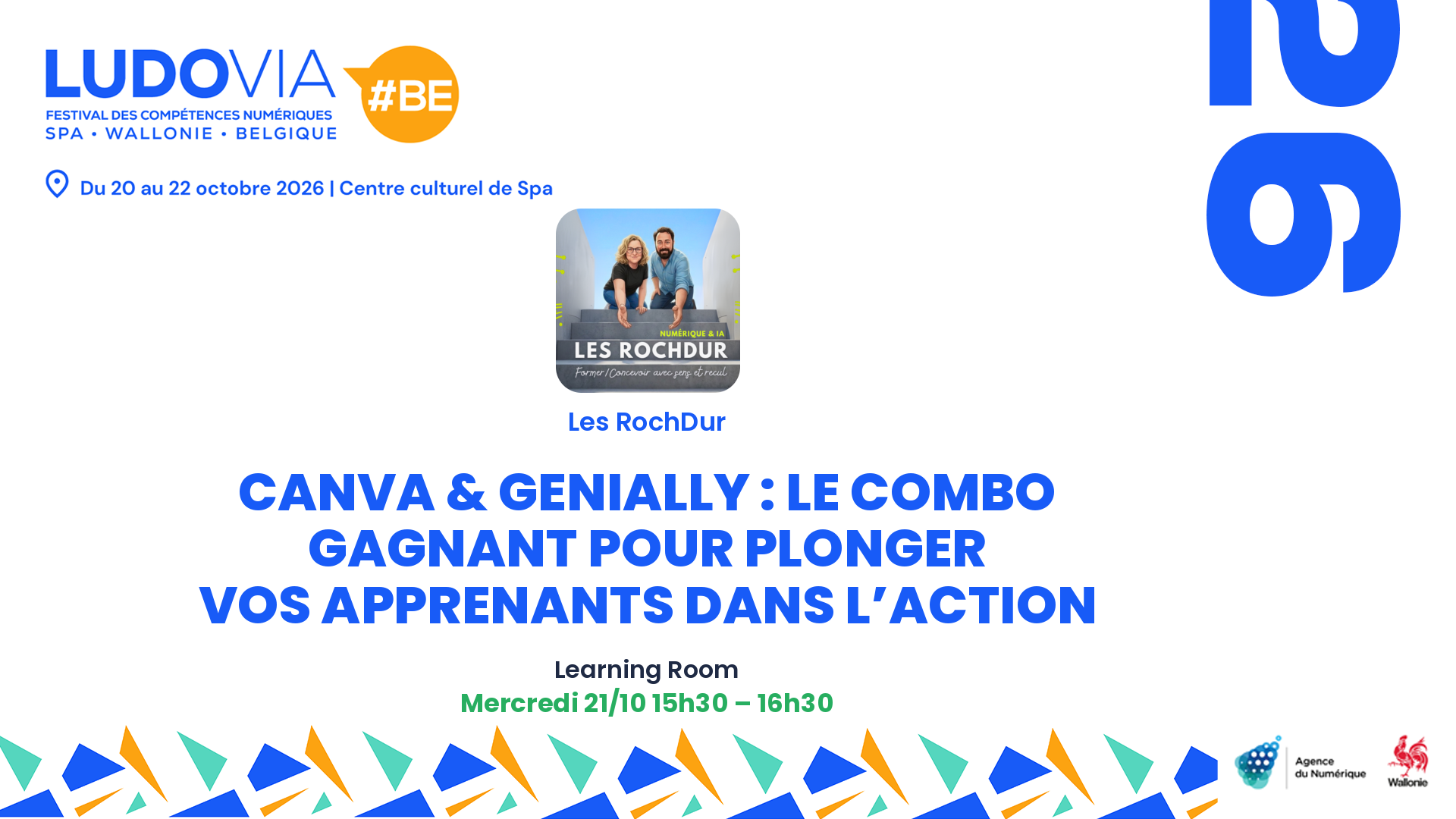 Canva & Genially : le combo gagnant pour plonger vos apprenants dans l’action — Les RochDur — Mercredi 21/10 15h30 – 16h30