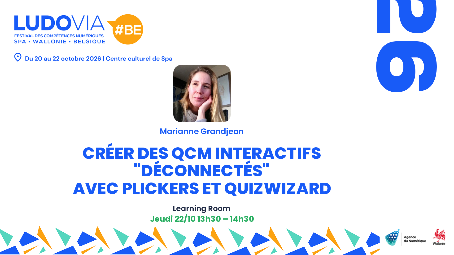 Créer des QCM interactifs "déconnectés" avec Plickers et QuizWizard — Marianne Grandjean — Jeudi 22/10 13h30 – 14h30
