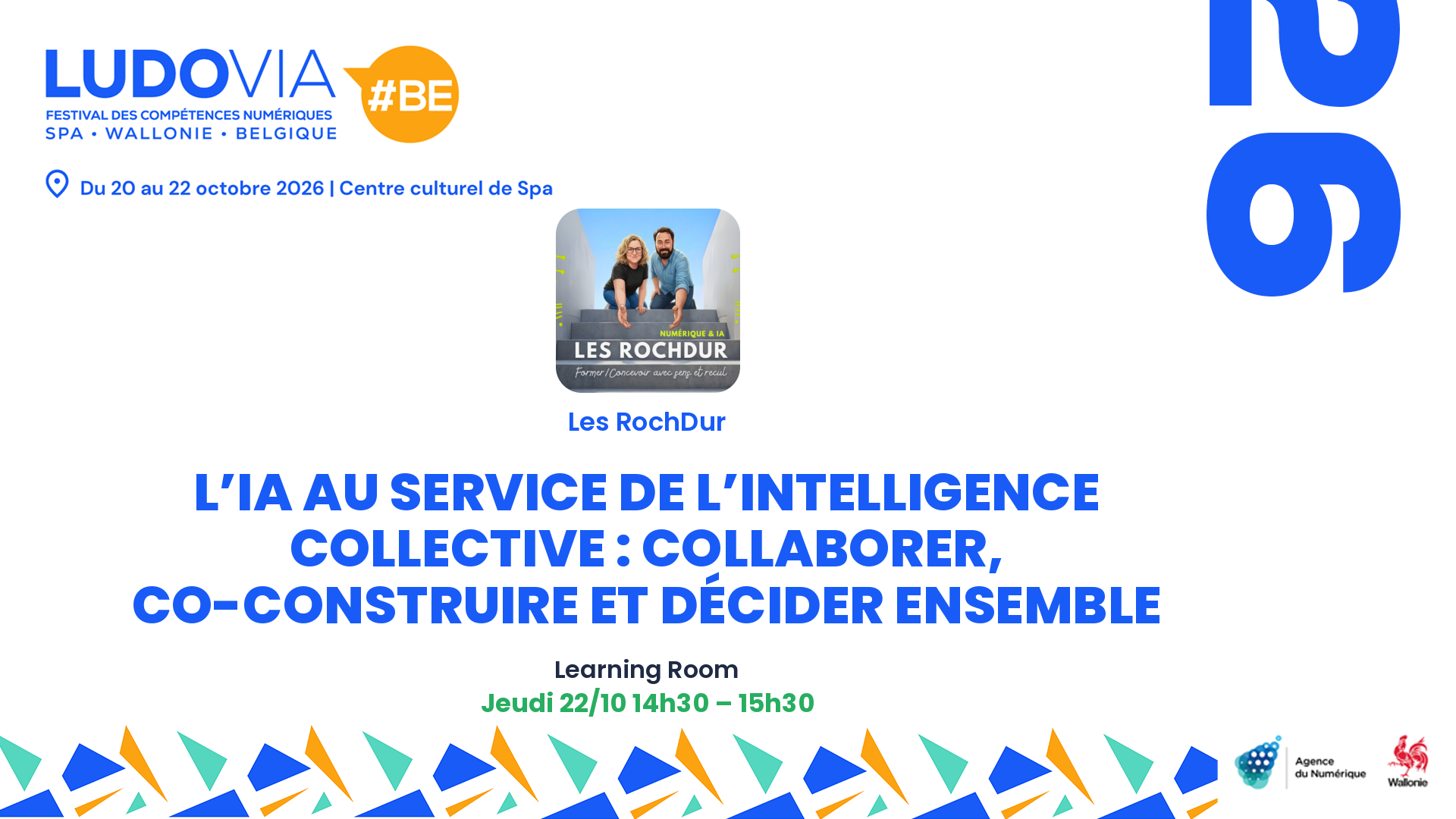 L’IA au service de l’intelligence collective : collaborer, co-construire et décider ensemble — Les RochDur — Jeudi 22/10 14h30 – 15h30