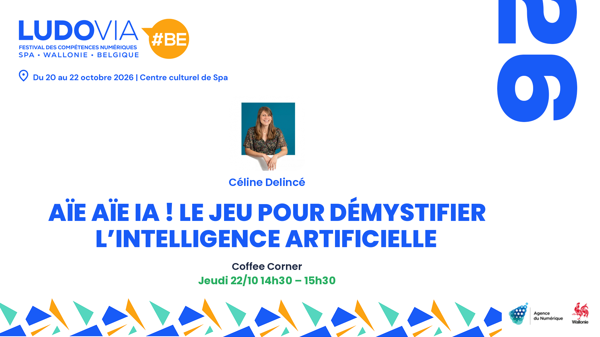 Aïe Aïe iA ! Le jeu pour démystifier l’intelligence artificielle — Céline Delincé — Jeudi 22/10 14h30 – 15h30