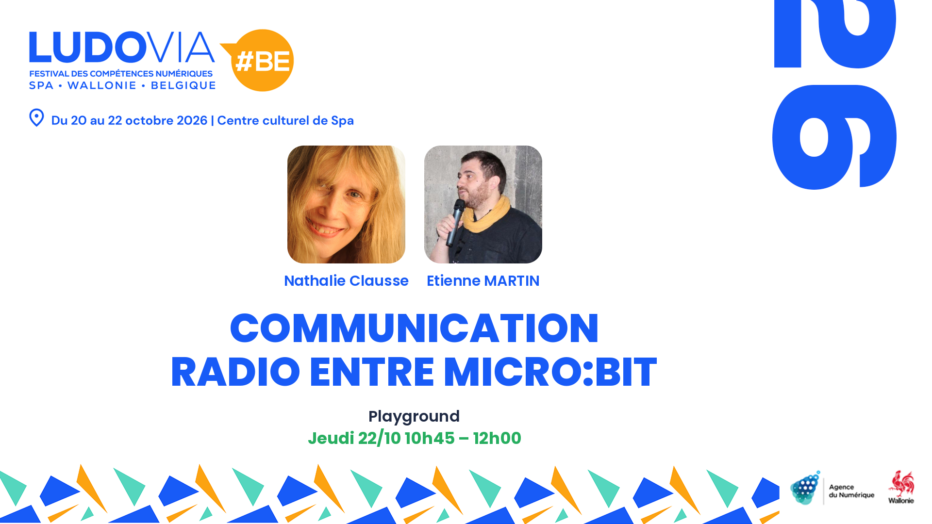 Communication radio entre micro:bit — Nathalie Clausse, Etienne MARTIN — Jeudi 22/10 10h45 – 12h00