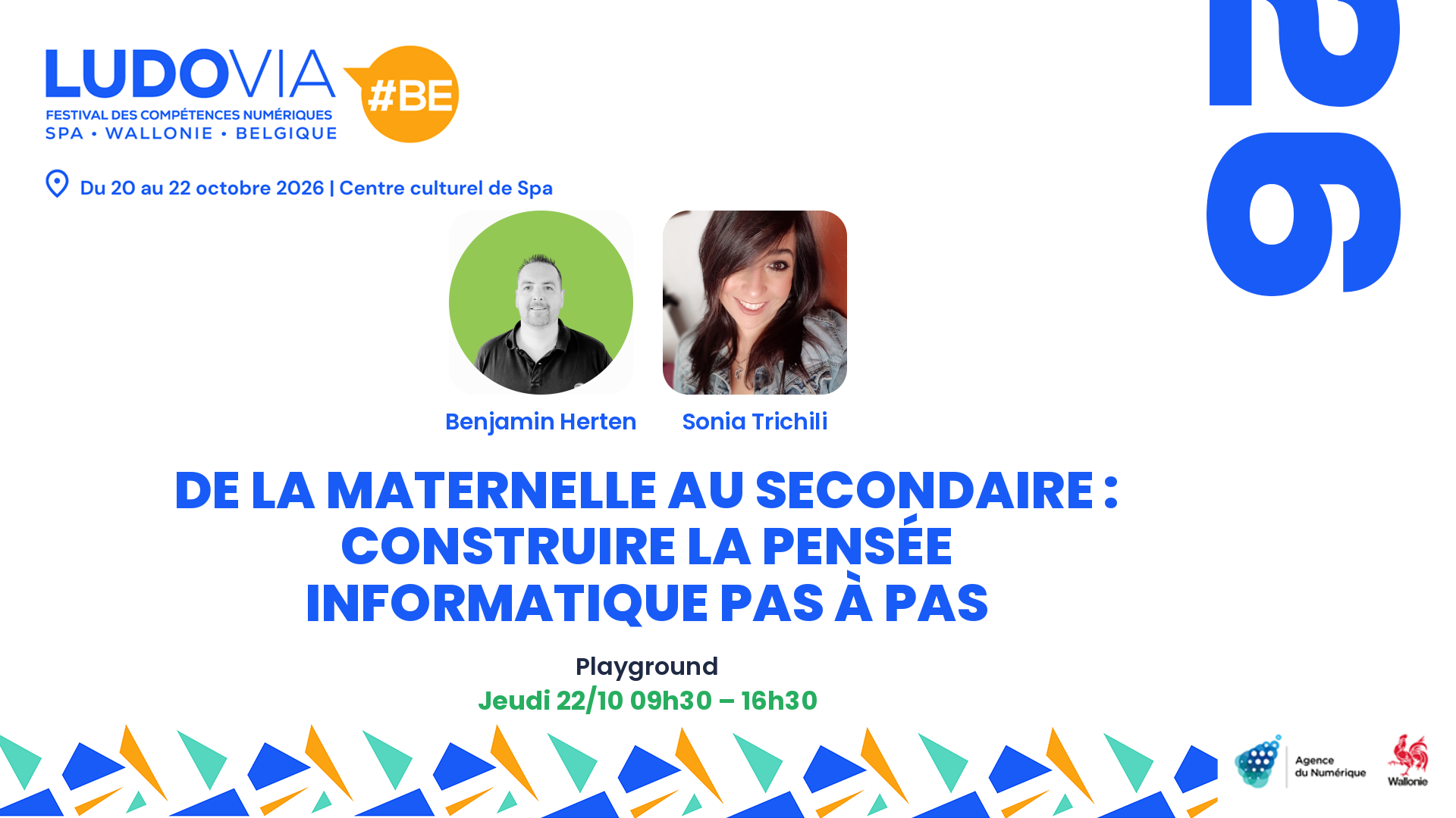 Carte de présentation : De la maternelle au secondaire : construire la pensée informatique pas à pas