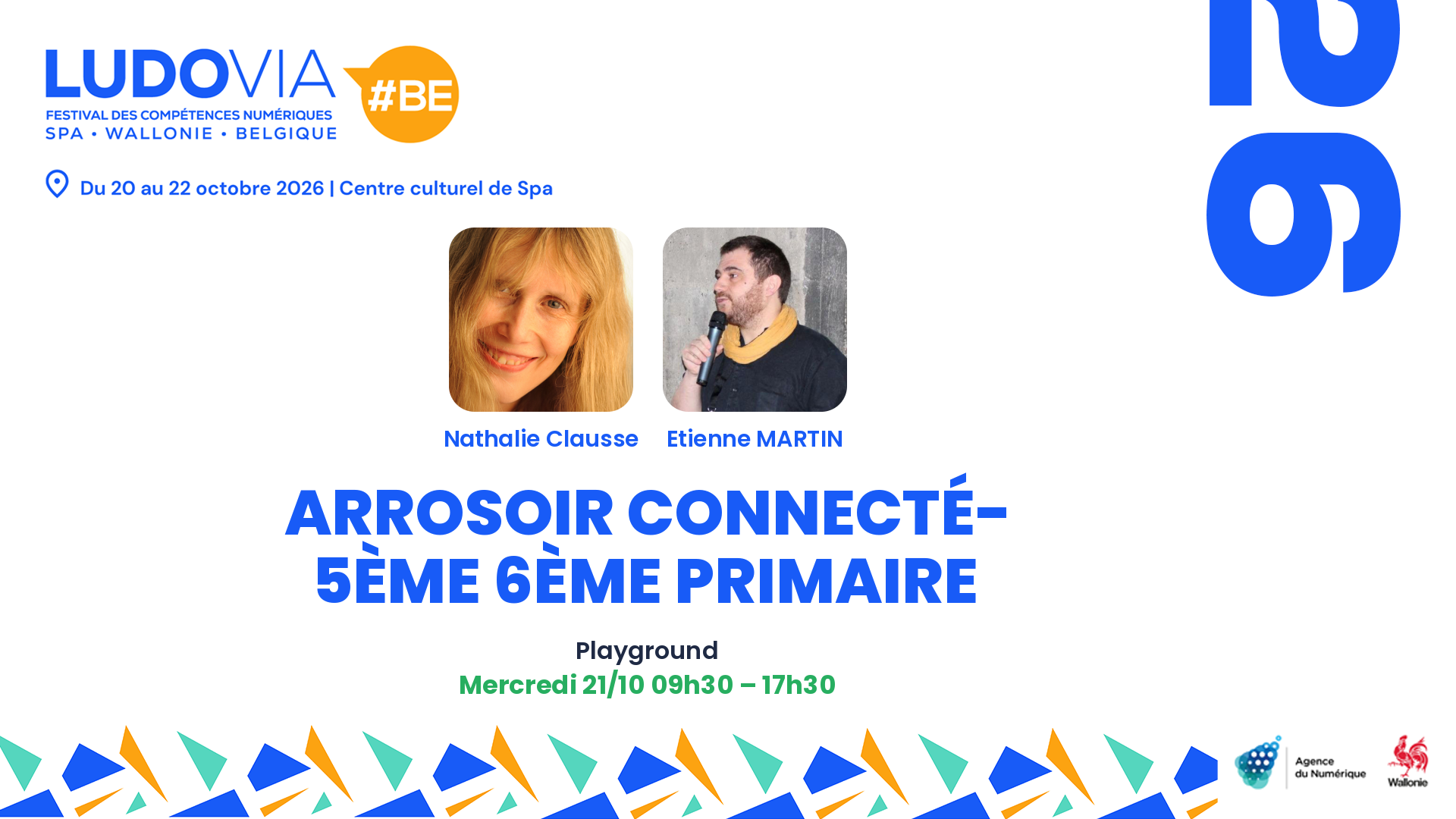 Arrosoir connecté- 5ème 6ème primaire — Nathalie Clausse, Etienne MARTIN — Mercredi 21/10 09h30 – 17h30