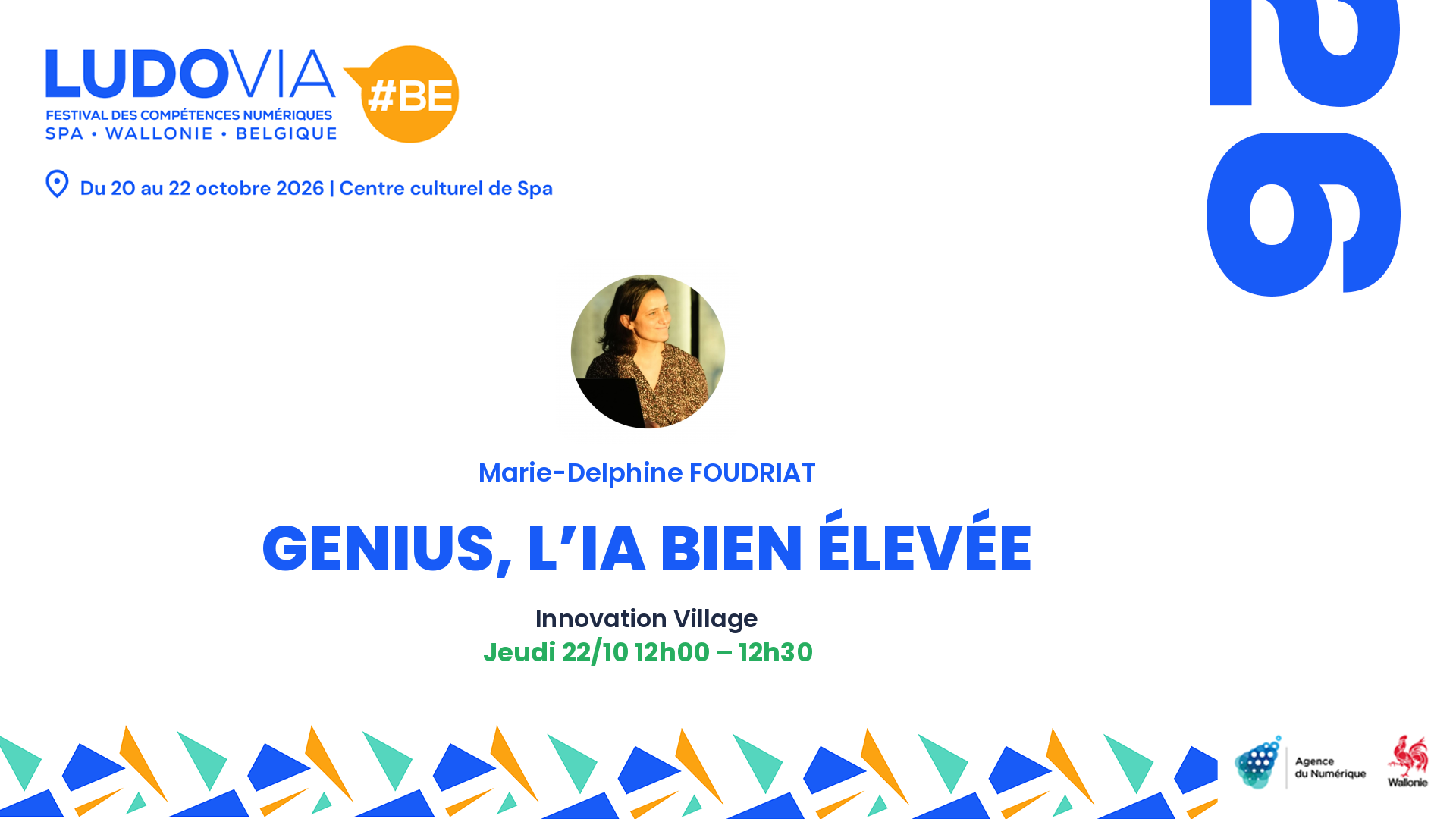 Genius, l’IA bien élevée — Marie-Delphine FOUDRIAT — Jeudi 22/10 12h00 – 12h30