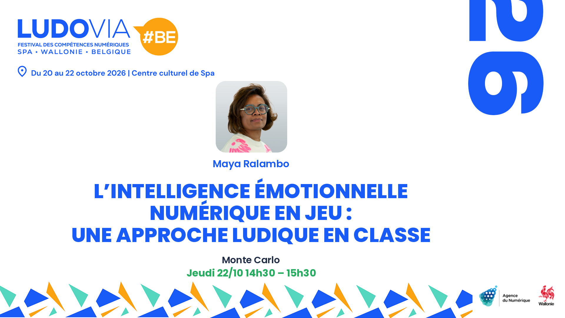 L’intelligence émotionnelle numérique en jeu : une approche ludique en classe — Maya Ralambo — Jeudi 22/10 14h30 – 15h30
